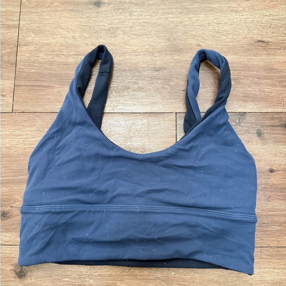 Women's Navy Sports Bra reversible